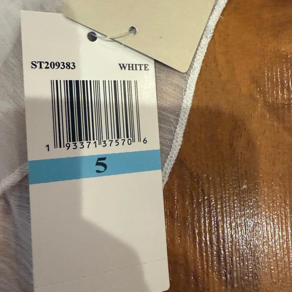 Tommy bahama bathing suit cover‎ up sheer white mesh 5 girls swim suit NWT